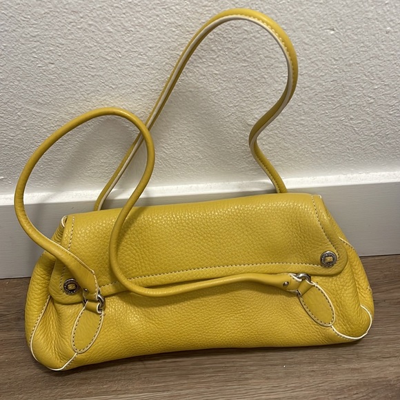 Cole Haan yellow baguette bag - Picture 5 of 7